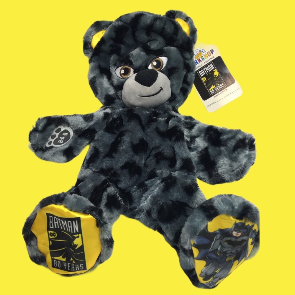 Build-a-Bear 80th Anniversary Batman unstuffed NWT